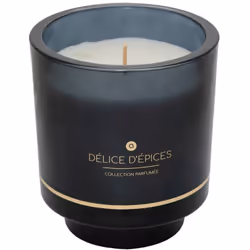 Candela profumata ilae spice delight 225g - Atmosphera createur d'interieur. Colore : Noir. Materiale principale : Verre. Lun ...