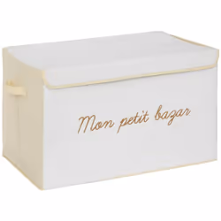 Contenitore per bambini yuma bianco a becco d anatra 36x57cm - Atmosphera createur d'interieur. Colore : Blanc. Materiale pri ...
