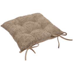 Coprisedia soana bouclette beige lino 38x38cm - Atmosphera createur d'interieur. Colore : Beige. Materiale principale : Polye ...