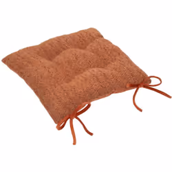 Coprisedia soana bouclette terracotta 38x38cm - Atmosphera createur d'interieur. Colore : Terracotta. Materiale principale : ...