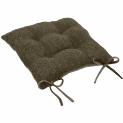 Coprisedia soana bouclette khaki verde 38x38cm - Atmosphera createur d'interieur. Colore : Kaki. Materiale principale : Polye ...