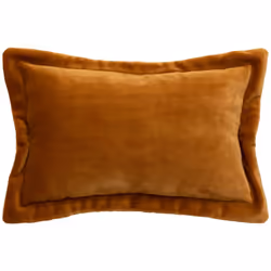 Cuscino di flanella cuddly beige in lino 30x50cm - Atmosphera createur d'interieur. Colore : Marron. Materiale principale : P ...