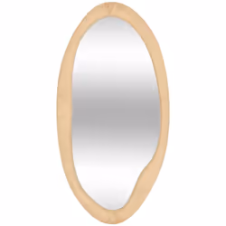 Specchio in corda organica laia beige h114cm - Atmosphera createur d'interieur. Colore : Beige. Materiale principale : Mdf -  ...