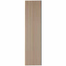 Pannello decorativo da parete colva in legno chiaro 240x60cm - Atmosphera createur d'interieur. Colore : Beige. Materiale pri ...