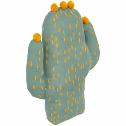Cuscino cactus "aini" verde 58x46cm - Atmosphera createur d'interieur. Colore : Vert. Materiale principale : Polyester. Lungh ...