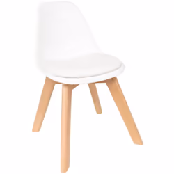 Sedia per bambini "baya" bianca - Atmosphera createur d'interieur. Colore : Blanc. Materiale principale : Hetre. Lunghezza :  ...