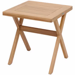 Tavolo da giardino quadrato "xenia", 2 posti, legno di acacia - Hespéride. Colore : Unique. Materiale principale : Acacia. Lu ...