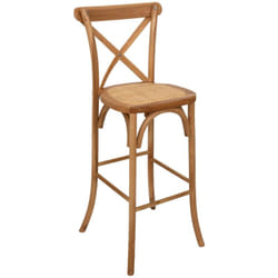 Sgabello da bar isak rovere beige h110cm Atmosphera créateur d'intérieur