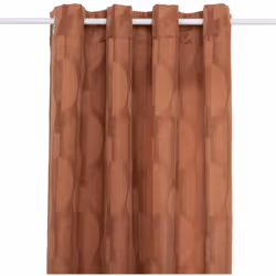 Tenda jacquard "wimbi" terracotta 140x260cm - Atmosphera createur d'interieur. Colore : Terracatta. Materiale principale : Po ...