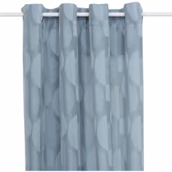Tenda jacquard azzurra "wimbi" 140x260cm - Atmosphera createur d'interieur. Colore : Bleu. Materiale principale : Polyester. ...