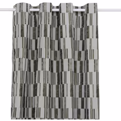 Tenda jacquard "leyna" verde cachi 140x260cm - Atmosphera createur d'interieur. Colore : Vert. Materiale principale : Polyest ...