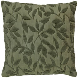 Atmosphera - Cuscino jacquard lehto in cotone verde chiaro 50x50cm créateur d'intérieur
