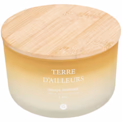 Candela profumata "terre d ailleurs" con petali di muschio 420g - Atmosphera createur d'interieur. Colore : Blanc. Materiale ...