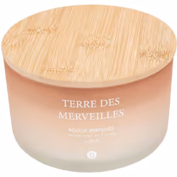 Candela profumata "terre des merveilles" petali di muschio 420g - Atmosphera createur d'interieur. Colore : Blanc. Materiale ...