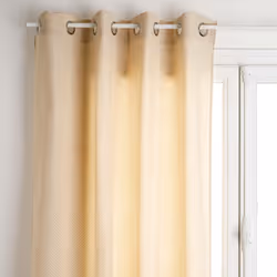 Tenda "géom" con motivo jacquard beige 140x260cm - Atmosphera createur d'interieur. Colore : Lin. Materiale principale : Poly ...