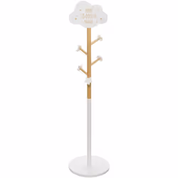 Appendiabiti per bambini nuvola bianca h135cm - Atmosphera createur d'interieur. Colore : Blanc. Materiale principale : Pin.  ...