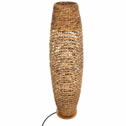 Lampada da terra "sand" in faggio h118cm - Atmosphera createur d'interieur. Colore : Beige. Materiale principale : Polycarbon ...
