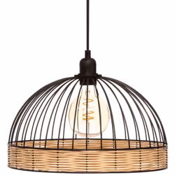 Sospensione a filo "suwa" in metallo nero d35cm - Atmosphera createur d'interieur. Colore : Noir. Materiale principale : Fer. ...