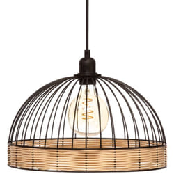 Atmosphera - Sospensione a filo suwa in metallo nero d35cm créateur d'intérieur