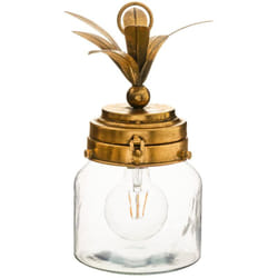 Atmosphera - Lampada led ananas oro h33cm créateur d'intérieur