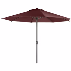 Ombrellone rotondo in alluminio "loompa" bordeaux 3m - Hespéride. Colore : Bordeaux. Materiale principale : Aluminium traité  ...