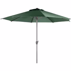 Ombrellone rotondo diritto in alluminio "loompa" verde oliva 3m - Hespéride. Colore : Vert. Materiale principale : Aluminium  ...