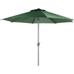 Ombrellone rotondo diritto in alluminio loompa verde oliva 3m - Hespéride