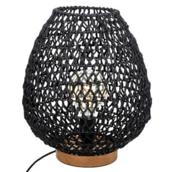 Atmosphera - Lampada etel nera h36cm créateur d'intérieur