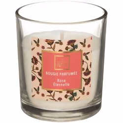 Candela profumata "neda" rosa eterno 110g - Atmosphera createur d'interieur. Colore : Rose. Materiale principale : Verre. Lun ...