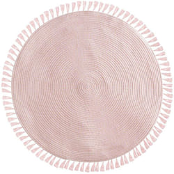 Atmosphera - Tappeto per bambini rosa Lulu D90cm créateur d'intérieur