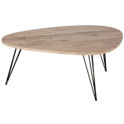 Grande industriale Tavolo in legno Neil 112x80 Atmosphera