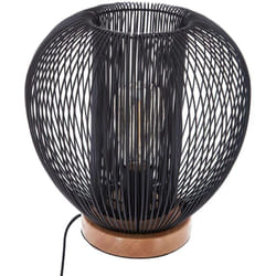 Atmosphera - Lampada a filo Noda in metallo nero H27cm créateur d'intérieur