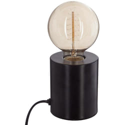 Atmosphera - Lampada con base Saba nera H11cm créateur d'intérieur