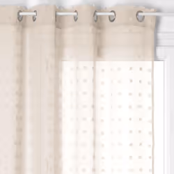 Giglio" beige velato 140x240cm - Atmosphera createur d'interieur. Colore : Beige. Materiale principale : Fer. Lunghezza : 140 ...