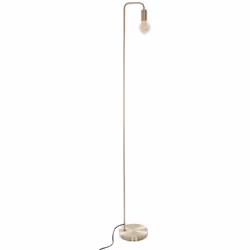 Lampada da terra "keli" in metallo dorato h150cm - Atmosphera createur d'interieur. Colore : Doré. Materiale principale : Pol ...