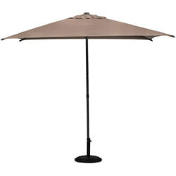 Hesperide - Ombrellone quadrato in acciaio soya d2,5x2,5m, colore tortora - Hespéride