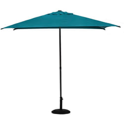 Hesperide - Ombrello quadrato diritto in acciaio soya, blu anatra d2,5x2,5m - Hespéride