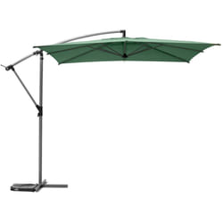Hesperide - Ombrellone quadrato offset manoa, verde oliva, d2,5x2,5 m, acciaio - Hespéride