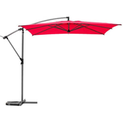 Hesperide - Parasole quadrato manoa melograno d2,5x2,5m in acciaio offset - Hespéride