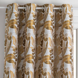Atmosphera - Tenda bejuco giallo senape motivo jacquard 140x260cm créateur d'intérieur