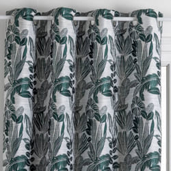 Atmosphera - Tenda bejuco motivo jacquard verde cedro 140x260cm créateur d'intérieur