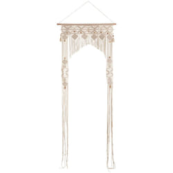 Atmosphera - Tenda a fili arche in macramè bianco avorio 90x200cm créateur d'intérieur