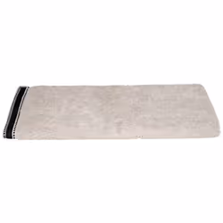 Asciugamano "joia" in cotone beige 50x90cm - Atmosphera createur d'interieur. Colore : Lin. Materiale principale : Coton. Lun ...