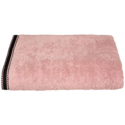 Les Tendances - Lenzuolo da bagno joia in cotone rosa 100x150cm - Atmosphera créateur d'intérieur