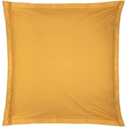 Atmosphera - Fodera per cuscino carina in cotone giallo senape 63x63cm créateur d'intérieur