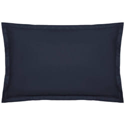 Atmosphera - Fodera per cuscino carina in cotone blu inchiostro 50x70cm créateur d'intérieur