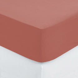 Atmosphera - Lenzuolo a pieghe carina in cotone rosa blush 90x190cm créateur d'intérieur