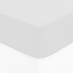 Lenzuolo teso carina in cotone bianco 160x200cm - Atmosphera créateur d'intérieur