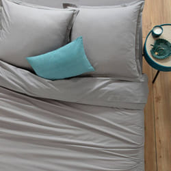 Atmosphera - Copripiumino carina in cotone grigio topo 140x200cm créateur d'intérieur