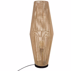 Lampada da terra "aissa" beige h83cm - Atmosphera createur d'interieur. Colore : Beige. Materiale principale : Papier. Lunghe ...